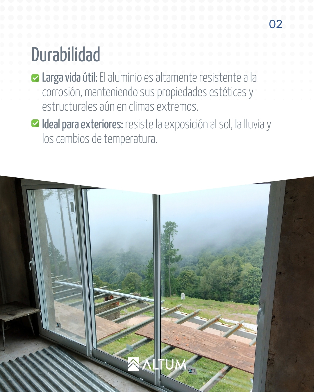 Ventana Oscilobatiente de Aluminio - Altum